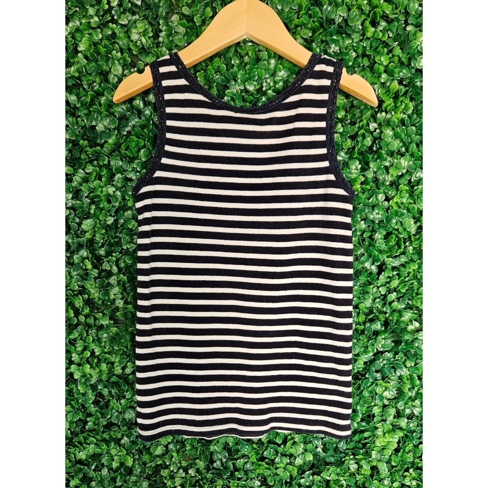 FREE WHEN ADDED TO BUNDLE Gap Girls Lace-Trim Tank